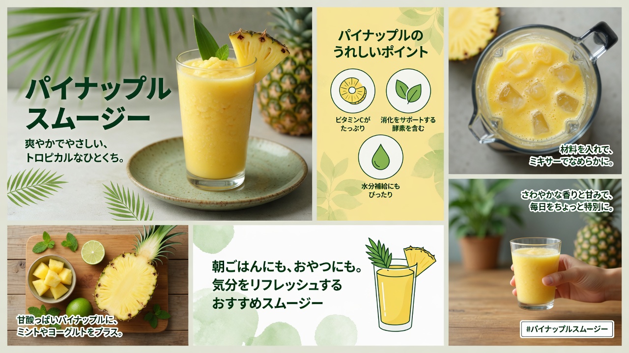 パイナップルスムージー記事の写真 2